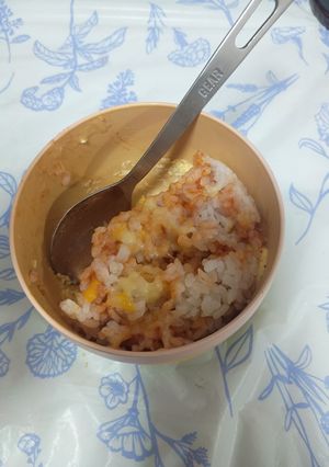 お茶碗で簡単 オムライス-レシピのメイン写真