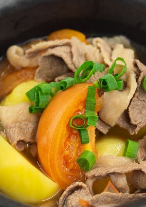 行方トマト肉吸い-レシピのメイン写真