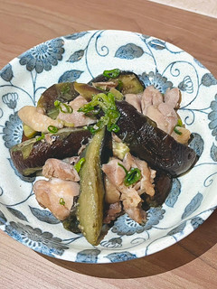 鶏ももとナスのネギ塩焼-レシピのメイン写真
