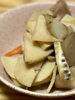 田舎料理◎たけのこ入り簡単根菜の煮物-レシピのメイン写真