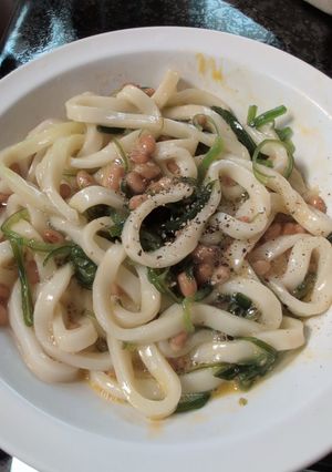簡単納豆うどん-レシピのメイン写真