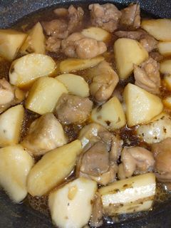 シャクシャク長芋と鶏肉の照り焼き煮-レシピのメイン写真