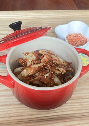ちくわと桜エビとちりめんじゃこの甘辛炒め-レシピのメイン写真
