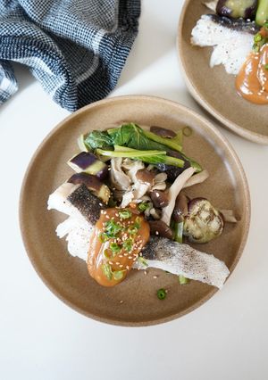 蒸し魚の白ごまソース-レシピのメイン写真