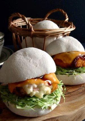 米粉のグラタンコロッケバーガー-レシピのメイン写真