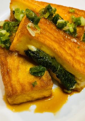 甘ダレの厚揚げ大葉チーズ焼き-レシピのメイン写真