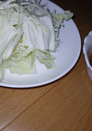 キャベツと醤油仕立てきな粉のドレッシング-レシピのメイン写真
