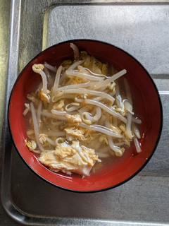 簡単★もやしとかきたまの中華風スープ-レシピのメイン写真