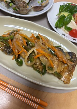 美肌・肌荒れに🐟　　　　　　　さばの南蛮漬け-レシピのメイン写真