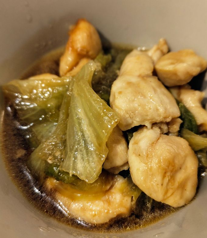 簡単!鶏ささみとレタスの中華レンチン蒸し-レシピのメイン写真