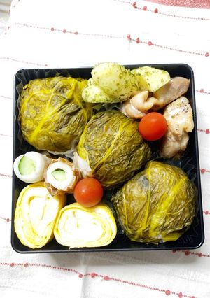 8/7ﾖｯﾁｬﾝ☆めはり寿司お弁当-レシピのメイン写真