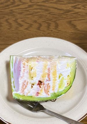 まん丸マスクメロンケーキ-レシピのメイン写真