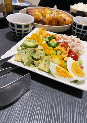 ボリューム満点！彩り綺麗なコブサラダ-レシピのメイン写真
