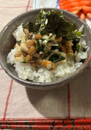 しらすとモロヘイヤのネバネバ丼-レシピのメイン写真