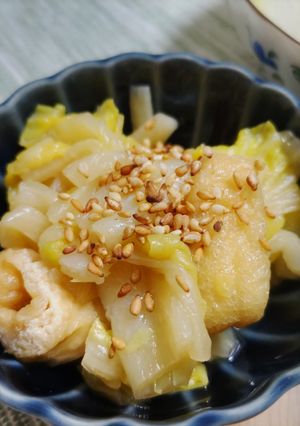 冷凍白菜のほっこり煮浸し※簡単副菜朝ご飯-レシピのメイン写真