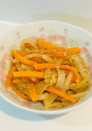 お弁当にも！大根とにんじんのごま和え♪-レシピのメイン写真