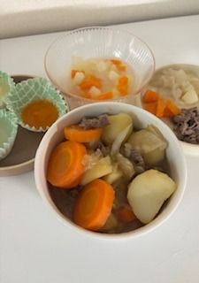 肉じゃがで！簡単とりわけ離乳食-レシピのメイン写真