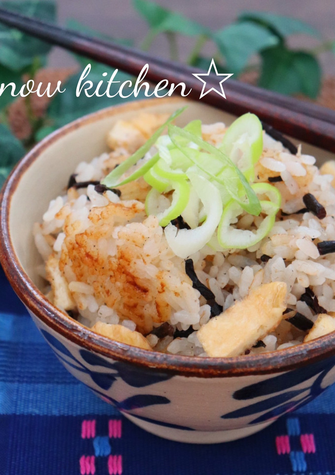 ひじきの塩麹炊き込みご飯-レシピのメイン写真