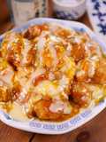 ガリバタてりたまチキン🍚蜂蜜マヨソース😋
