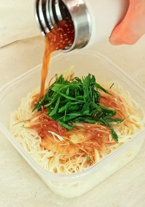 大葉とみょうがのおろしそうめん-レシピのメイン写真