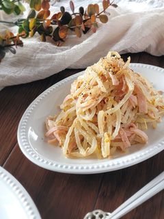 レンジで簡単☆もやしとハムの中華サラダ。-レシピのメイン写真