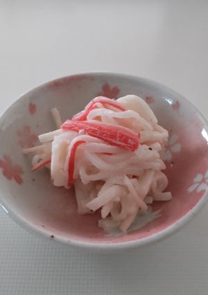 大根とカニかまのからしマヨサラダ-レシピのメイン写真
