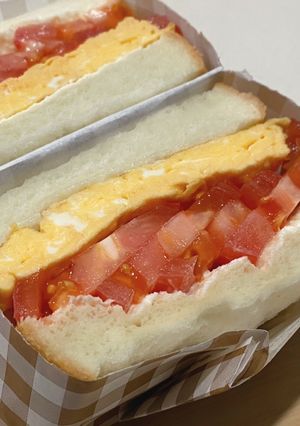 玉子とトマトのサンドイッチ-レシピのメイン写真
