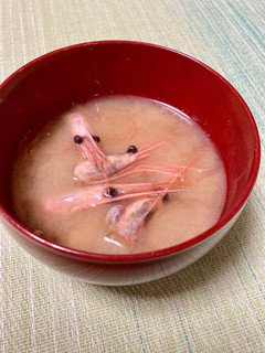簡単♪甘エビのお味噌汁-レシピのメイン写真