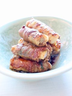 風味が良い【うどの豚巻き(白だし)】-レシピのメイン写真