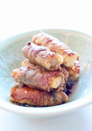 風味が良い【うどの豚巻き（白だし）】-レシピのメイン写真