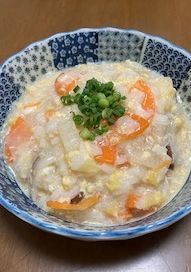 いろいろ野菜の卵ぞうすい-レシピのメイン写真