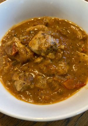 ジンジャー香るトマトペッパーチキンカレー-レシピのメイン写真