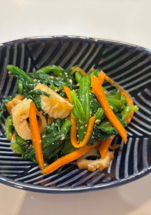 ほうれん草とちくわの胡麻和え-レシピのメイン写真