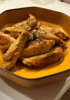 手羽中ソテー 白バルサミコ酢仕立て-レシピのメイン写真