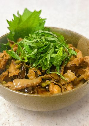 ほたての貝ひもの実山椒炒め煮-レシピのメイン写真