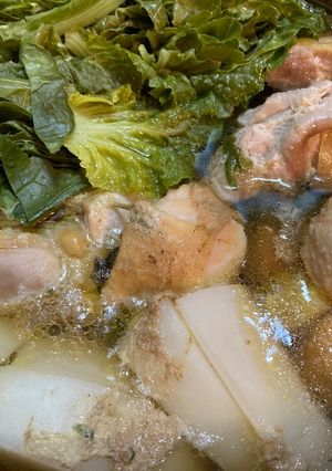 節約ナベ！スープ87円ヒガシマル水炊き-レシピのメイン写真
