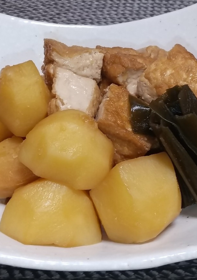 じゃが芋と厚揚げの煮物-レシピのメイン写真