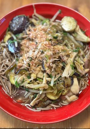茄子ともやしの冷やし生姜蕎麦-レシピのメイン写真
