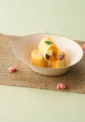 米玉ぜんざい 米粉のクレープ仕立て-レシピのメイン写真