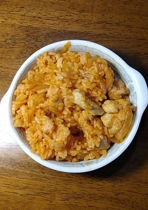 ケチャップ無し♪和風チキンライス-レシピのメイン写真