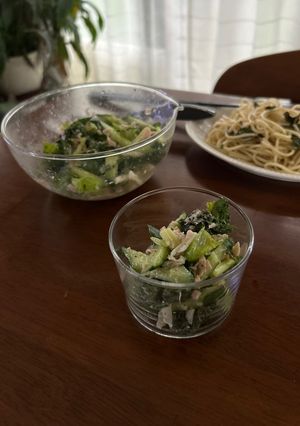 大葉とセロリ香るツナチーズ胡瓜サラダ-レシピのメイン写真