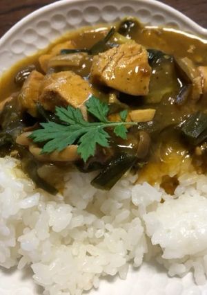 よもぎ入りカレー-レシピのメイン写真