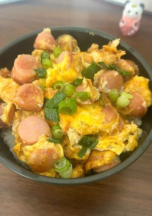 がっつり満足♪照たまウインナー丼-レシピのメイン写真