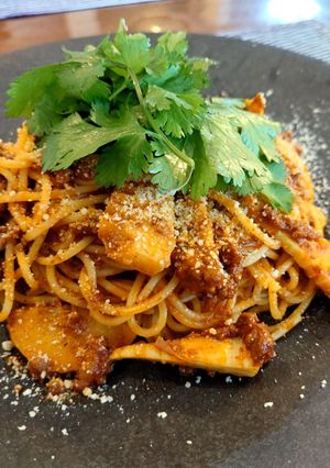 筍のボロネーゼパスタ 市販ソースで時短！-レシピのメイン写真