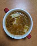 粉末レタス＆ワンタンで★キムチスープ