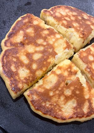 バナナヨーグルトホットケーキ-レシピのメイン写真