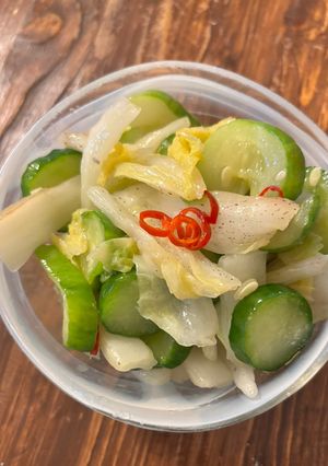 白菜ときゅうりの中華風お漬物-レシピのメイン写真