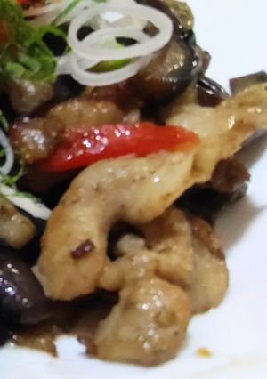豚こまと茄子のごま油ポン酢炒め-レシピのメイン写真
