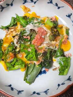 菜の花と明太子の卵とじ-レシピのメイン写真