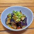 揚げ茄子のピリ辛香味和え